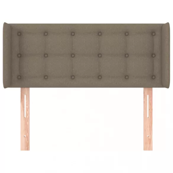 tópszínű szövet fejtámla 93x16x78/88 cm