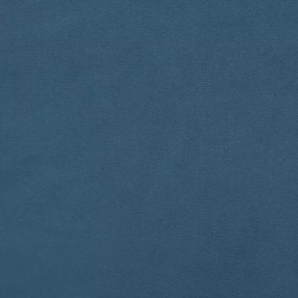 sötétkék bársony szárnyas fejtámla 163x16x78/88 cm