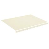 krémszínű csere napellenző ponyva 4,5 x 3,5 m