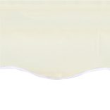 krémszínű csere napellenző ponyva 4,5 x 3,5 m