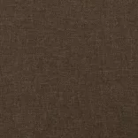 sötétbarna szövet fejtámla szárnyakkal 183x16x118/128 cm