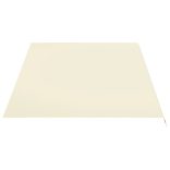 krémszínű csere napellenző ponyva 5 x 3,5 m