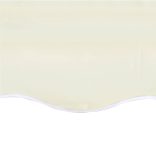 krémszínű csere napellenző ponyva 5 x 3,5 m