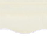 krémszínű csere napellenző ponyva 6 x 3,5 m