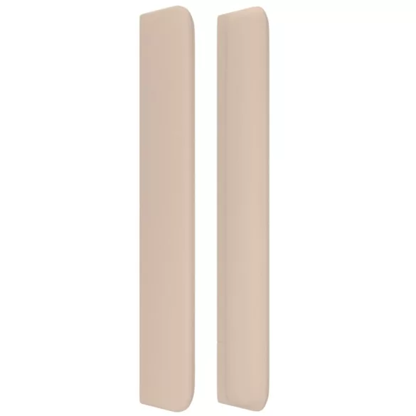 cappuccino műbőr fejtámla szárnyakkal 147x16x118/128 cm