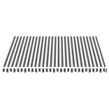 antracitszürke és fehér csere napellenző ponyva 4 x 3,5 m