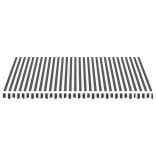 antracitszürke és fehér csere napellenző ponyva 4,5 x 3 m