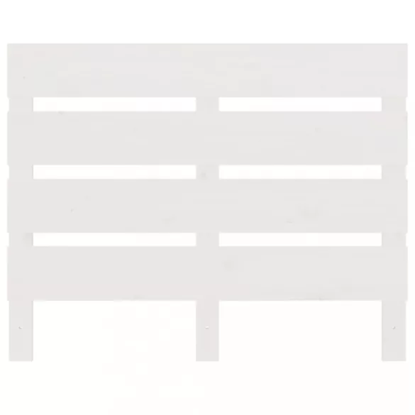 fehér tömör fenyőfa ágy matrac nélkül 75 x 190 cm