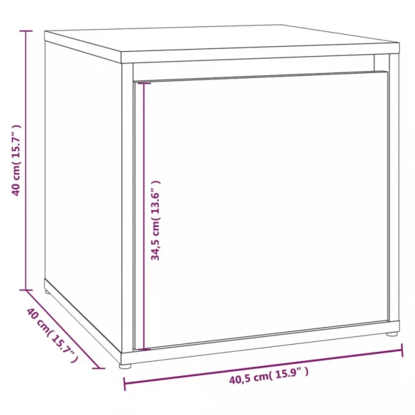 szürke sonoma színű szerelt fa előszobai bútorszett