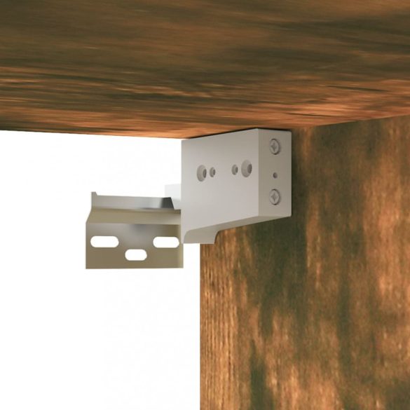 2 részes füstös tölgy színű szerelt fa TV-szekrényszett