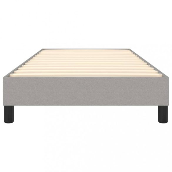 világosszürke szövet rugós ágykeret 90x200 cm