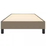 tópszínű szövet rugós ágykeret 100x200 cm