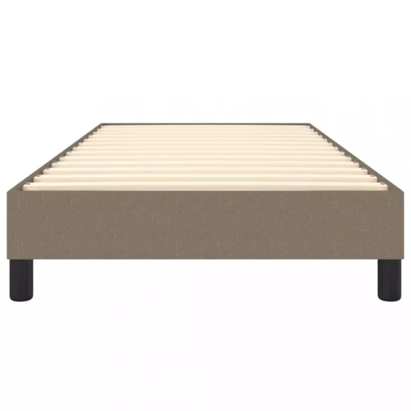 tópszínű szövet rugós ágykeret 100x200 cm