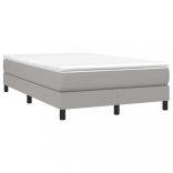 világosszürke szövet rugós ágykeret 120x200 cm