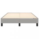 világosszürke szövet rugós ágykeret 120x200 cm