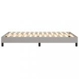 világosszürke szövet rugós ágykeret 120x200 cm