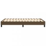 sötétbarna szövet rugós ágykeret 120x200 cm