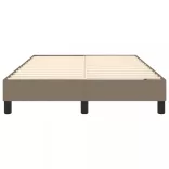 tópszínű szövet rugós ágykeret 120x200 cm