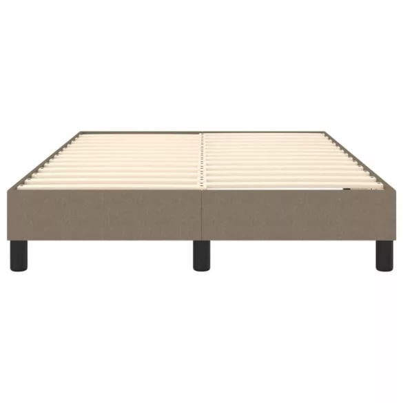 tópszínű szövet rugós ágykeret 120x200 cm