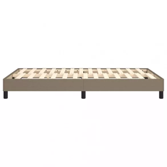 tópszínű szövet rugós ágykeret 120x200 cm