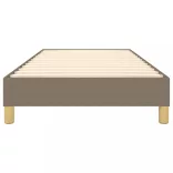 tópszínű szövet rugós ágykeret 90x200 cm