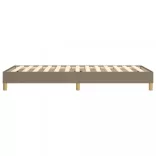 tópszínű szövet rugós ágykeret 100x200 cm