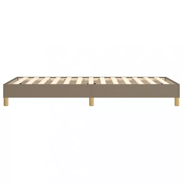 tópszínű szövet rugós ágykeret 100x200 cm