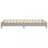 világosszürke szövet rugós ágykeret 120x200 cm