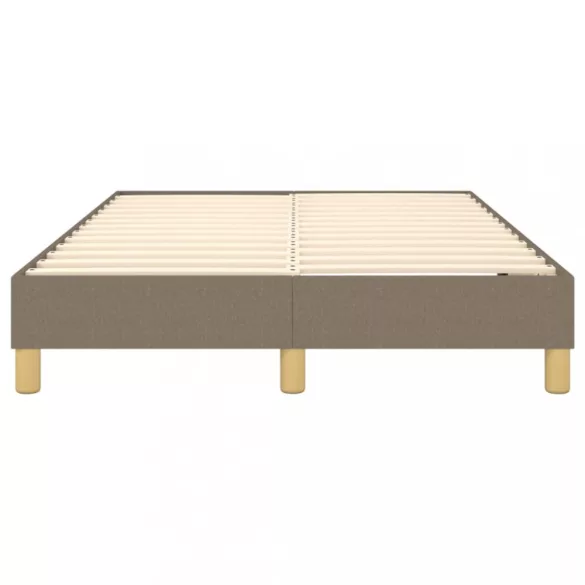 tópszínű szövet rugós ágykeret 120x200 cm