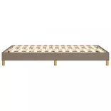 tópszínű szövet rugós ágykeret 120x200 cm