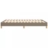 tópszínű szövet rugós ágykeret 140 x 200 cm