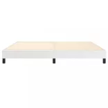 fehér műbőr rugós ágykeret 200x200 cm