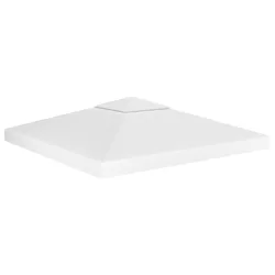 fehér kétszintes pavilon-tetőponyva 310 g/m² 3 x 3 m