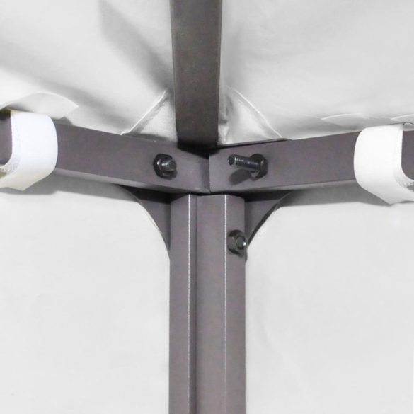 fehér kétszintes pavilon-tetőponyva 310 g/m² 3 x 3 m