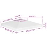 fehér kétszintes pavilon-tetőponyva 310 g/m² 3 x 3 m