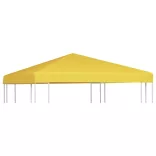 sárga pavilon-tetőponyva 270 g/m²  3 x 3 m