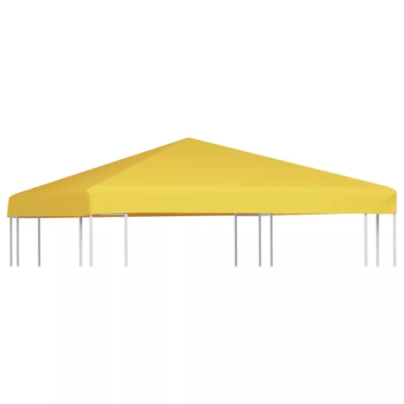sárga pavilon-tetőponyva 270 g/m²  3 x 3 m