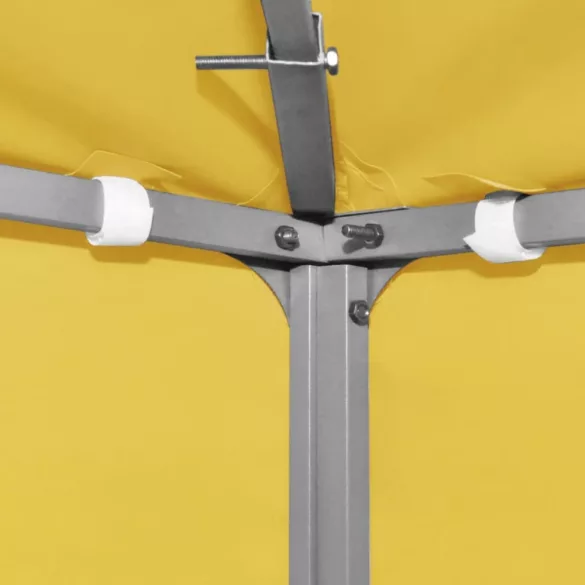 sárga pavilon-tetőponyva 270 g/m²  3 x 3 m