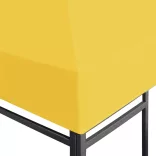 sárga pavilon-tetőponyva 270 g/m²  3 x 3 m