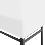 fehér pavilon-tetőponyva 270 g/m² 3 x 3 m
