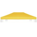 sárga pavilon-tetőponyva 270 g/m²  4 x 3 m