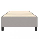 világosszürke szövet rugós ágykeret 90x200 cm