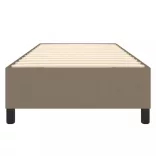 tópszínű szövet rugós ágykeret 90x200 cm