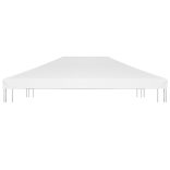 fehér pavilon-tetőponyva 270 g/m²  4 x 3 m
