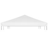 fehér pavilon-tetőponyva 270 g/m²  4 x 3 m