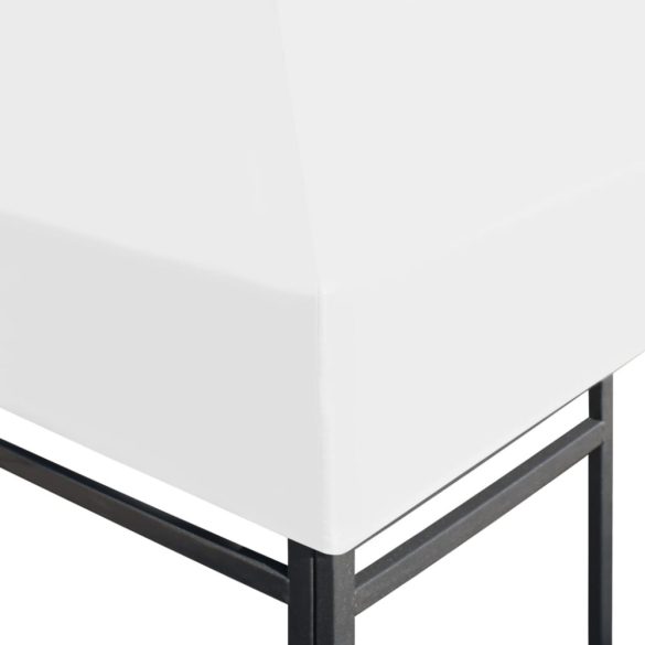 fehér pavilon-tetőponyva 270 g/m²  4 x 3 m