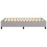 világosszürke szövet rugós ágykeret 120x200 cm