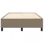 tópszínű szövet rugós ágykeret 120x200 cm