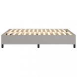 világosszürke szövet rugós ágykeret 140 x 190 cm