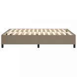 tópszínű szövet rugós ágykeret 140 x 200 cm